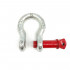 Screw pin shackle CU: 2000 Kg 1/2 high resistance coefficient 5.1 in galvanised steel Cobaltix