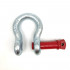 Screw pin shackle CU: 3250 Kg 5/8 high resistance coefficient 5.1 in galvanised steel Cobaltix