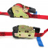 Automatic retractable webbing l.25 mm x L. 3,5 M + iron hook 253 LC 600 daN Easy-28 - Cobaltix