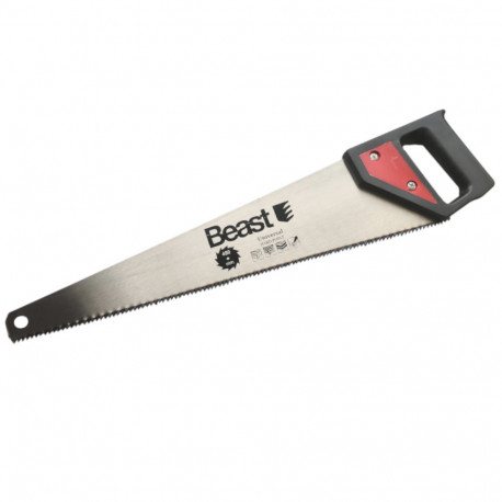 Scie égoïne à bois Hard point universelle pas de 4 mm x L. 450 mm - 531450 - Beast