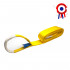 Eslinga de cinta plana B 3000 L. 3 metros x l. 90 mm CU : 3000 Kg Amarillo NF-EN 1492-2 coeff 7.1 - Cobaltix