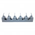 Wall bracket 11 accessories for 5 garden/workshop tool holders and 6 pcs hanger - 884002 - Beast