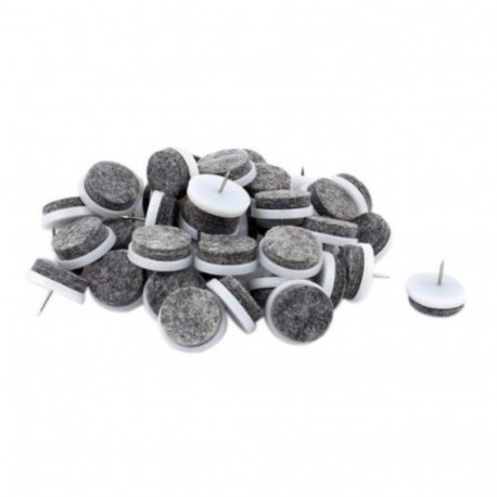 Assortment of 24 nail-on felt glides D. 24 mm for furniture and chairs - 598240 - Beast