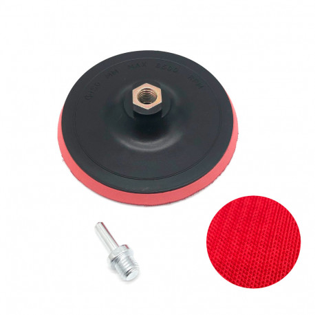 Semi-rigid self-gripping abrasive backing pad D. 150 x th. 10 mm x M14 or Cylindrical D. 8 mm - 733525 - Beast