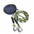 Braided tow rope with hooks L. 3,9 M x D. 12 mm - 3000 kg - 844292 - Beast