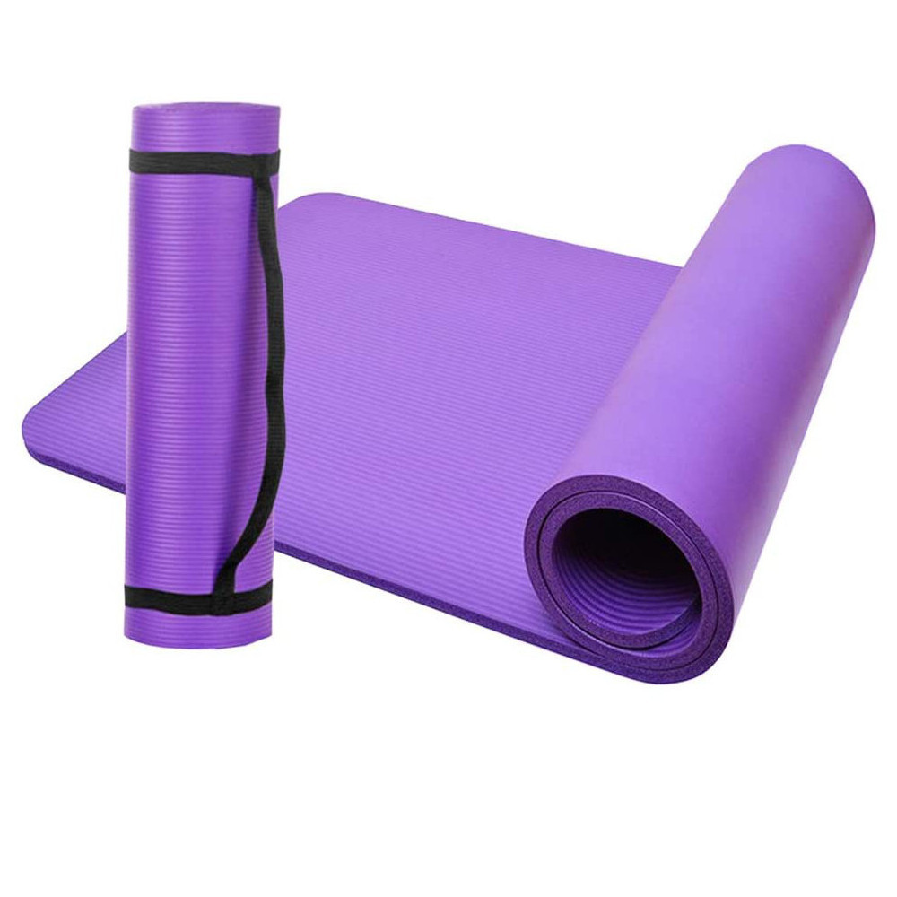 Tapis Sport Fitness Yoga 173CM x 61CM Double épaisseur purple