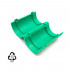 15 connection sleeves for electrical conduit and tube D. 25 mm x L. 50 mm (Green) - 100% French - D-Work