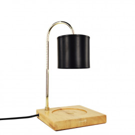 PIWINE Lampe chauffe-bougie, lampe à cire à bougie à intensité variable  avec ampoule, lampe à cire électrique pour bougies parfumées, compatible  avec
