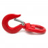 Swivel lifting hook with safety latch C.M.U 1500 Kg "Special pulley rope" - D-Work