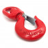 Swivel lifting hook with safety latch C.M.U 1500 Kg "Special pulley rope" - D-Work