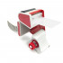 Pistol dispenser with brake for 50 mm adhesive tape "special for packing and removals D-Work