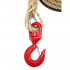 Pulley rope with hemp rope D. 20/22 mm x L. 25 metres + swivel hook C.M.U 1500 Kg with latch - D-Work