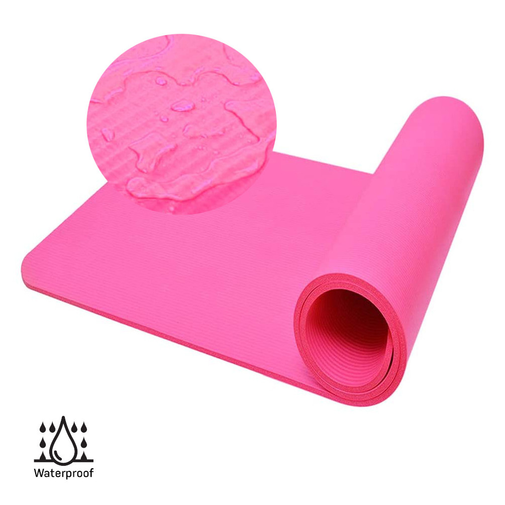 Tapis de sol pilates 10 mm - Confort S rose pour les clubs et collectivités