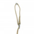 Wooden swing 20 x 40 cm, PP rope, with 2 rings and 2 adjusting eyes (2 to 3 metre swing - Adults) D-Work