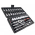 Bit and socket set with reversible ratchet + other 1/4" accessories (46 pcs) - 340460 - Beast