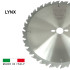 Lama per sega circolare HM D. 300 x Al. 30 x Spessore 3,2/2,2 mm x Z24 Alt + AR per legno - LYNX - FIRST ITALIA