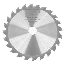 HM-Kreissägeblatt D. 210 x Al. 30 x St. 2,8/1,8 mm x Z24 Alt für Holz - ELETH I - FIRST ITALIA