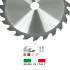 Lama per sega circolare HM D. 235 x Al. 30 x Spessore 2,8/1,8 mm x Z24 Alt per legno - ELETH I - FIRST ITALIA