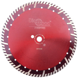 ULTRA SONIC pro diamond disc D. 300 x Al. 20 x Ht. 10 mm - tile, granite, reinforced concrete - Diamwood Platinum