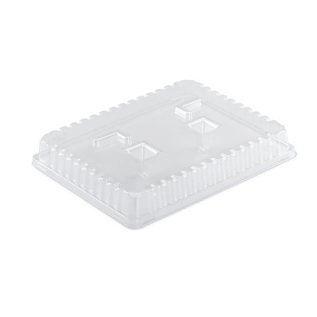 50 Lids for 5 Compartment Meal Trays 297 x 231 x 50 mm in OPS - D-Work