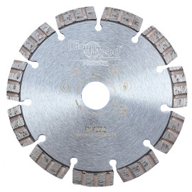 ODIN pro disco diamantato D. 140 x Al. 22,23 x Ht. 10 mm - cemento armato, granito, materiali da costruzione - Diamwood Platinum