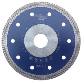 Diamond disc pro SCORPION D. 125 x Al. 22,23 x Ht. 8,5 x ép. 1,3 mm - porcelain stoneware, granite, marble - Diamwood Platinum