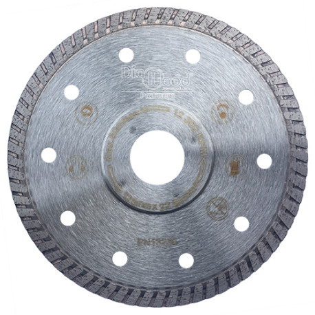 SHURIKEN pro diamond disc D. 125 x Al. 22,23 x Ht. 7 x ép. 1,4 mm - porcelain stoneware, granite, marble - Diamwood Platinum