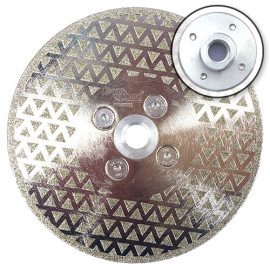 Disque diamant à couper et poncer pro DARK KNIGHT D. 125 x M14 x Ht. 3 mm - marbre, PVC, tuile - Diamwood Platinum