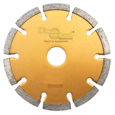 Diamond cutting disc D. 180 x Al. 22,23 x Ht. 7 x ép. 6,4 mm - concrete, building materials - Diamwood