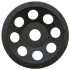 BLACK GRINDER Piastra per superfici in PCD D.125 x Al. 22,23 mm x 9 PKD 1 mm - Epossidico, adesivo, calcestruzzo, vernice - Diam