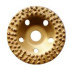 Platorello in carburo di tungsteno GOLD GRINDER D.125 mm x Al. 22,23 mm x Gr. 8 - Colla, vernice, PVC - Diamwood