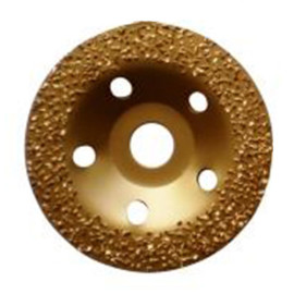 Almohadilla abrasiva de carburo de tungsteno GOLD GRINDER D.125 mm x Al. 22,23 mm x Gr. 12 - Pegamento, barniz, PVC - Diamwood