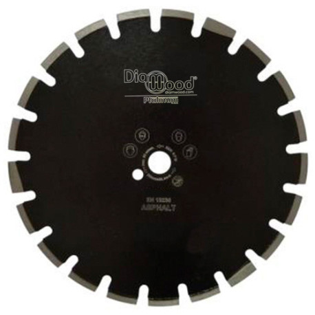 Diamond disc U-SLOT ROAD D.350 x Al. 25,4 x Ht. 10 mm - Asphalt, fresh concrete - Diamwood Platinum