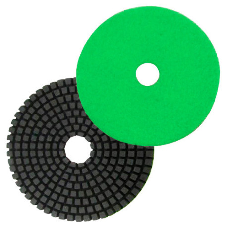 Diamond polishing pad with self-gripping water D.100 mm x Gr. 800 - Granite, marble, natural stone - Diamwood Platinum