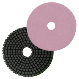 Diamond polishing pad with self-gripping water D.100 mm x Gr. 3000 - Granite, marble, natural stone - Diamwood Platinum