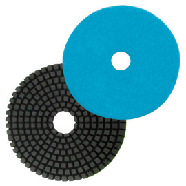 Diamond polishing pad with self-gripping water D.125 mm x Gr. 400 - Granite, marble, natural stone - Diamwood Platinum