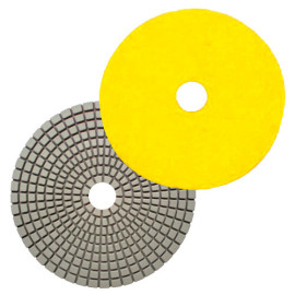 D.125 mm x Gr. 50 self-gripping dry diamond polishing pad - Concrete - Diamwood Platinum