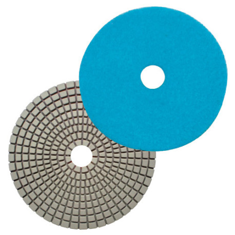 Diamond dry polishing pad, self-gripping D.125 mm x Gr. 400 - Concrete - Diamwood Platinum