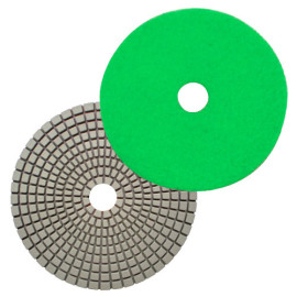 Diamond dry polishing pad, self-gripping D.125 mm x Gr. 800 - Concrete - Diamwood Platinum