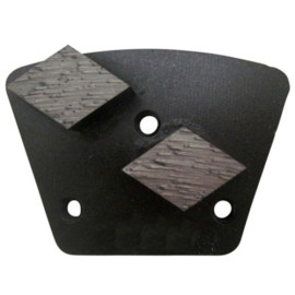 Diamond grinding segment HCO Gr 30 3 holes with M6 connection - extremely hard concrete - Diamwood