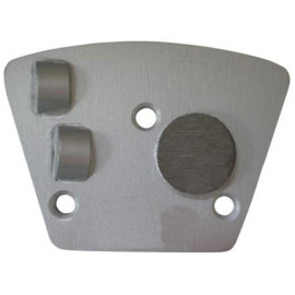 Diamond round sanding segment + PCD with 3 holes M6 connection right rotation - glue, mastic, bitumen, epoxy, paint - Diamwood