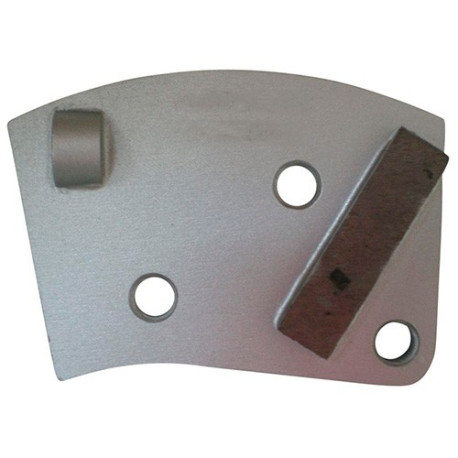 Diamond + PCD sanding segment with 3 holes, M8 connection, right-hand rotation - glue, mastic, bitumen, epoxy, paint - Diamwood