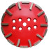 Diamond surfacing plate 20 segments D. 250 x Ht. 10 mm universal fixing - hard concrete or screed - Diamwood