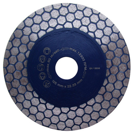 Disco de corte y desbaste diamantado SURF & CUT D.125 Al. 22,23 mm - Gres porcelánico