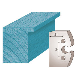 Set of 2 profile irons Ht. 40 x 4 mm BRUT M195 for router toolholders - Diamwood Platinum