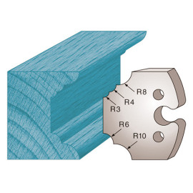 Set di 2 ferri profilati M220 multi quarto Ht. 50 x 5,5 mm per portautensili per frese - Diamwood Platinum