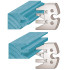 Set of 2 M232 profiled irons Ht. 50 x 5.5 mm profile / counter-profile for router tool holders - Diamwood Platinum