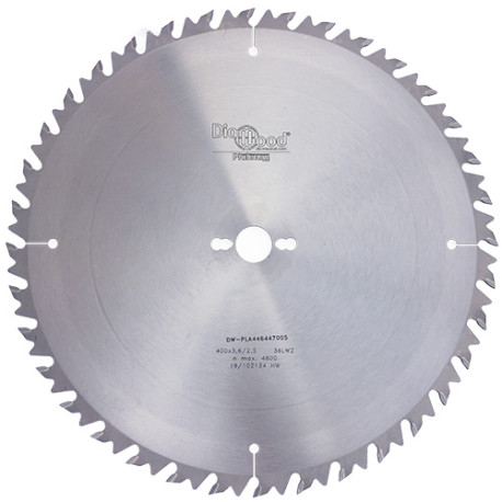 HM circular saw blade D. 400 x Al. 30 x Th. 3,6 mm x Z36 Alt + AR - Diamwood Platinum