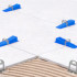 Kit de pose carrelage 100 croisillons 1 mm auto-nivelants + pince + 100 cales en seau - Spécial carrelage - Diamwood