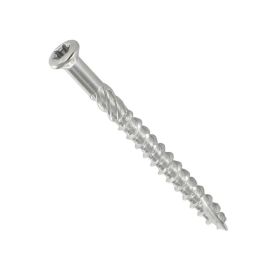 Secchio da 500 viti da ponte in acciaio inox A2, testa dentellata ridotta, TX25, D. 5 x 70 mm + punta complementare - D-Work